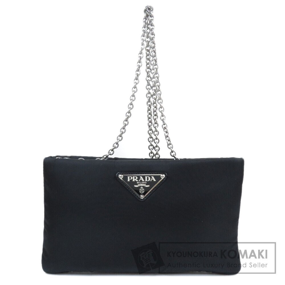 Prada Chain Shoulder Bag Black